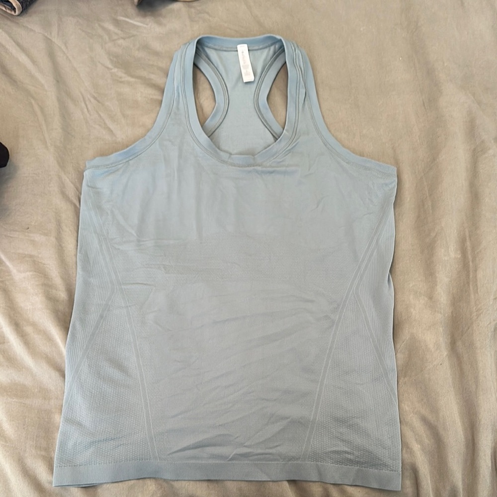 Athleta Sky Blue Racerback Tank Top